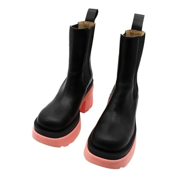 Wardrobe 02 Flash Contrast-Sole Tire Ankle Boots - Picture 7 of 8